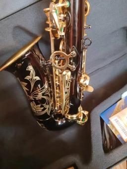 Saxofone Alto profissional com caso, Mark VI, Eb, preto, E-Flat, instrumento musical, alta qualidade, novo - Image 3