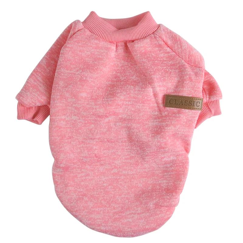 Camisola macia para cães e gatos, roupas quentes, casaco de estimação, moletom, cães médios e pequenos, cachorro, XS a 2XL, outono e inverno - Image 1