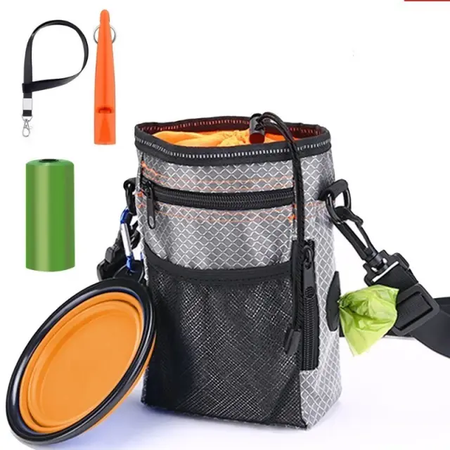 Bolsa Portátil para Pet Treats com Cinto Ajustável e Acessórios para Treinamento ao Ar Livre