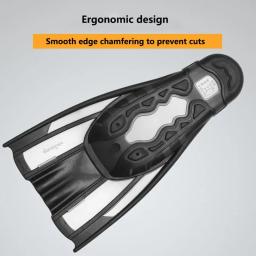 Nadadeiras livres profissionais do mergulho e do snorkeling, sapo masculino e feminino da natação sapo, equipamento de mergulho, nadadeiras adultas - Image 4