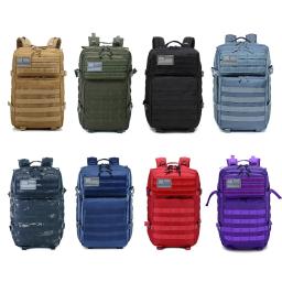 Mochila de Caminhada Tática Impermeável para Homens e Mulheres, Trekking Bag, Sobrevivência, Caça, Molle, Bug Out, Viagem ao Ar Livre, Camping, 45L - Image 6