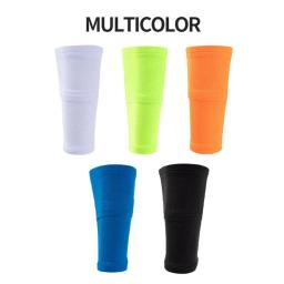 Protetor de caneleira para adultos, futebol e futebol, meias adolescentes com bolso, escudos profissionais, mangas para legging, 1 par - Image 3