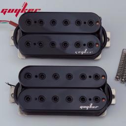 GUYKER Captadores Humbucker para Guitarra Elétrica Conjunto de Captador de Ponte de Guitarra de Bobina Dupla e Captadores de Pescoço - Preto - Image 4