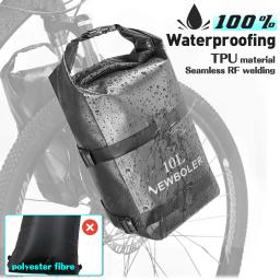 Newboler prateleira para garfo dianteiro de bicicleta, com bolsa de metal para garfo de bicicleta mtb, suporte de carga 10lportátil, acessório para bolsa de bicicleta - Image 4