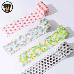 Respirável Elastic Pet Shoes, descartáveis Pé Cobre, Sujeira-Proof, Retrátil, Fita Sports, Acessórios ao ar livre, Gato e Cão Bandagens - Image 6
