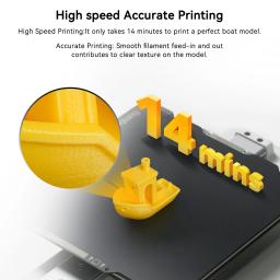 Kit hotend de atualização para bambu lab a1/a1 mini com bico de aço endurecido de 0.4mm capa de silicone hotend para buambulab a1 mini hotend - Image 3
