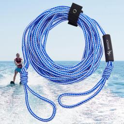 Corda De Reboque De Esqui Aquático, Corda rebocável do tubo do barco com aderência, Corda De Reboque De Surf, Corda Wakesurf, Acessórios de lancha e Wakeboard - Image 4