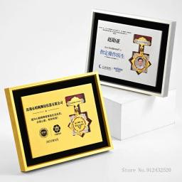 Medalha de metal personalizada para transferência de calor, decoração, medalha comemorativa, placa Nami autorizada, listando o emblema do troféu - Image 2