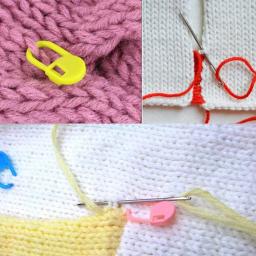 Conjunto de ganchos de crochê com olhos grandes, 16 peças, agulhas sem corte, marcadores de ponto, suéter de alumínio, tecelagem, agulhas de fio de tricô para iniciantes - Image 5