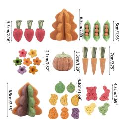 vegetais frutas secas para animais estimação hamsters cobaias chinchila molar lanche brinquedo - Image 5