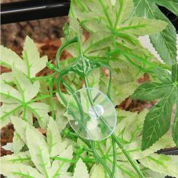Plantas Répteis com Ventosa, Decoração de Plantas para Anfíbios, Lagarto, Serpente, Videira Escalada, Pet Tank, Decoração do Terrário - Image 5