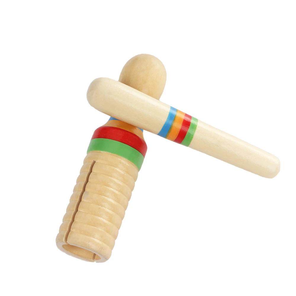 Instrumento de Percussão para Crianças, Energias De Madeira Chimes Com Malho, Meditação Chime, Brinquedo Musical, Lembrete Bell - Image 1