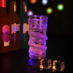 Venda quente 285ml criativo festa copos dragão led piscando mudança de cor água ativado acender cerveja uísque copo caneca utensílios de mesa - Image 5