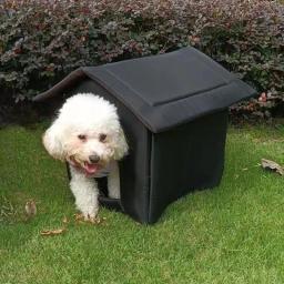 Gatos casa à prova dwaterproof água ao ar livre manter quente animal de estimação gato caverna camas ninho engraçado dobrável e lavável para gatinho filhote de cachorro animais de estimação suprimentos - Image 4