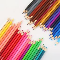 Conjunto de lápis colorido profissional infantil, pintura a óleo, pincéis de arte, encaixotados para crianças, material escolar, caneta lápis, 48 cores, 72 cores - Image 4