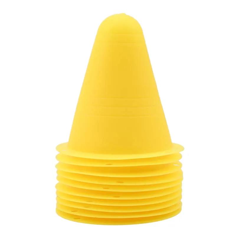 10 pçs/set skate marcador de treinamento estrada cones rolo futebol rugby formação torre macia patinação obstáculo rolo de skate pilha - Image 1