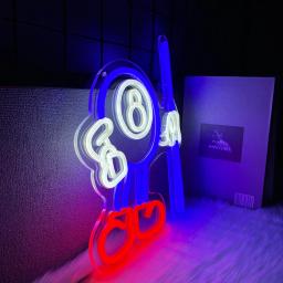 Sinal LED neon de bilhar, sinal comercial de bilhar, usado para decoração de parede de academias, tacos de sinuca e salas de bilhar. - Image 5