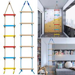 Escada de Escalada Indoor e Outdoor com Corda Pendurada, Equipamentos de Fitness para Kid, Baby Swing, Brinquedos Educativos, 6 Engrenagem - Image 2