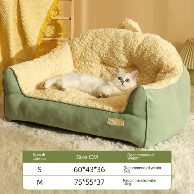Sofá Moderno Pet Nest: Cama Aconchegante para Cachorros e Gatos com Almofadas Luxuosas e Design Elegante 2022