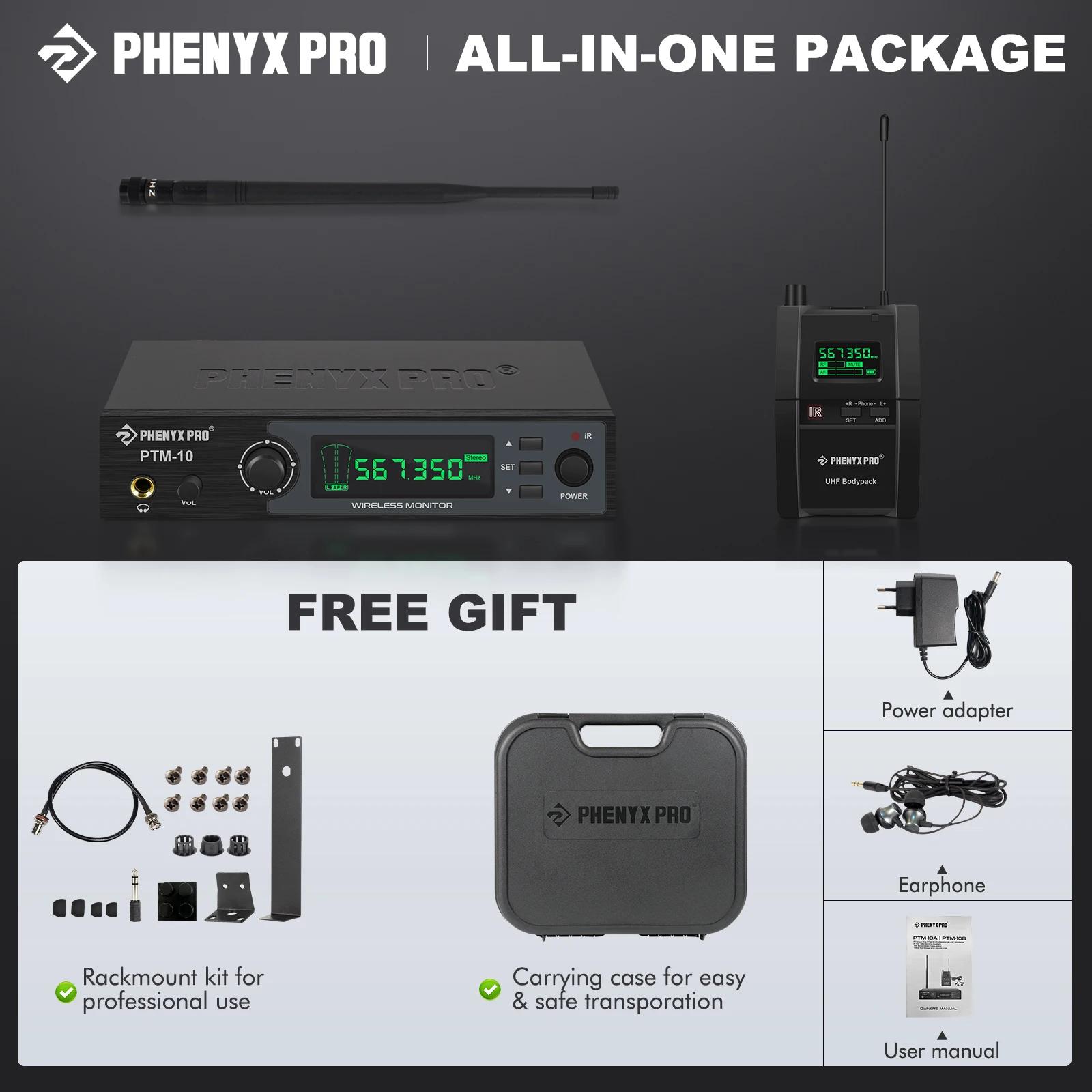 Epyx pro-sistema de controle sem fio ptm-10, estéreo, in-ear, palco, retorno, corpo, receptor, sistema iem, 900mhz/500mhz, banda de frequência - Image 1