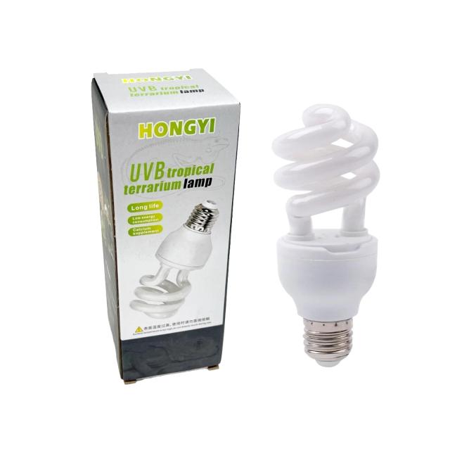 Lâmpada UVB 5.0 para Répteis 26W 220V com Efeito Uva