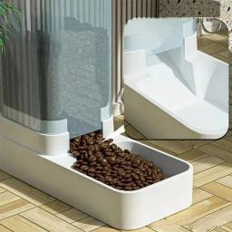 Conjunto automático de comida e água, alimentador de gravidade plástica, 1pc, 2pcs - Image 4