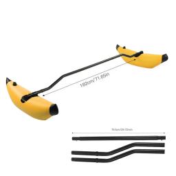 Caiaque inflável de pvc, sistema de estabilização flutuante para esportes aquáticos, caiaque com haste para braços, pesca em barco - Image 2
