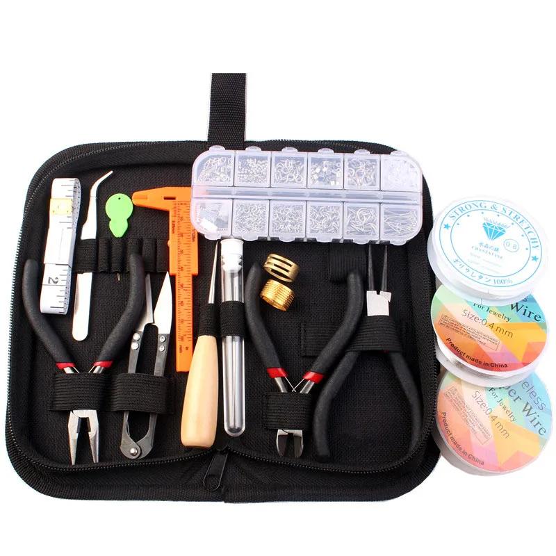 Jóias Fazendo Kit Suprimentos com Fios Jóias, Descobertas Jóias Starter Kit, Beading Fazendo e Ferramentas de Reparo - Image 1