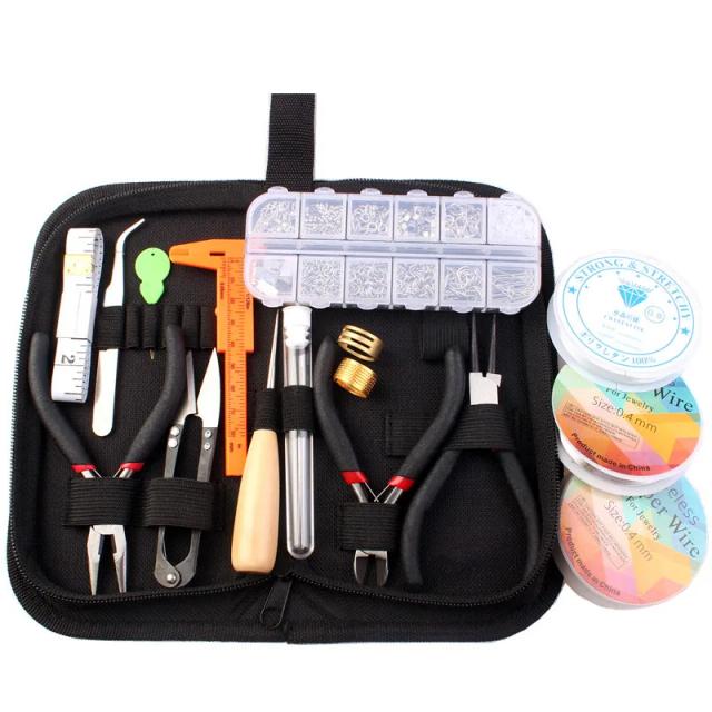 Kit Completo para Criação de Joias: Fios, Materiais e Ferramentas para Iniciantes em Bijuteria