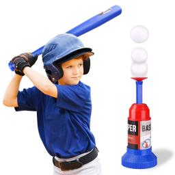 Toddler's Baseball T Ball Set, Brinquedos ao ar livre para crianças, Toddler Boy - Image 3