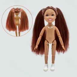 Boneca pequena de 5 polegadas, pele bronzeada, 14,5 cm de altura, brinquedo para crianças e meninas - Image 3