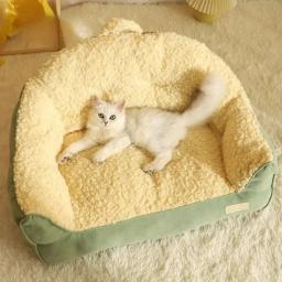 Sofá moderno Pet Nest, Puppy and Kitten Bed, Almofada do sofá, Roupa de cama, Cat and Dog House, Mobiliário de luxo, Mobiliário novo, 2022 - Image 4