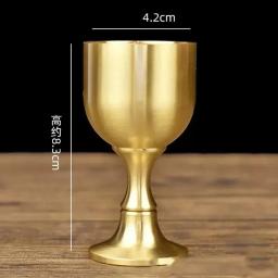 15ml 20ml 30ml vidro latão beber copo de licor caneca personalidade criativa anti-queda copo de cocktail drinkware para festa barra - Image 5
