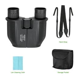 Binóculos profissionais para esportes, alta potência binocular, portátil caça telescópio, bolso escopo, prisma BAK4, 10x25 - Image 6