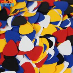 Conjunto de palhetas de guitarra coloridas, conjunto de 10 peças, para acústico, elétrico, baixo, palheta, conjunto de 10 - Image 3