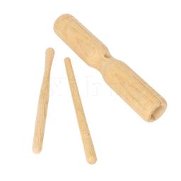 Yibuy-Blocos de percussão clássica, Claves de madeira, Instrumento musical, 10 Conjunto - Image 1