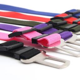 Cinto de segurança ajustável para Pet, Chumbo Dog Collar Segurança, Nylon Tecido Tether, Suprimentos de Viagem, Acessórios - Image 6