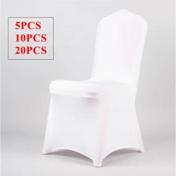 Capa de cadeira de banquete capas de cadeira de elastano estiramento para decoração do hotel de festa de casamento - Image 1