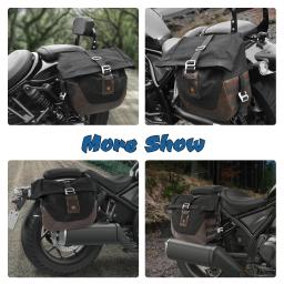Motocicleta Universal Rack de bagagem lado direito, liberação rápida, suporte de alforje retro, suporte para Honda CM CMX 300 500 1100 - Image 4