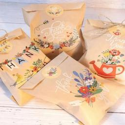 Sacos De Presente Para Decorações De Casamento E Festa De Aniversário, 24 Sacos De Presente De Dinossauro, Flor, Doces E Biscuit - Image 3