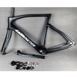2025 f16 f14 estrada quadro de carbono velocidade quadros bicicleta bsa aro/freio a disco corrida conjunto quadros + guiador logotipo personalizado dpd 30 cores - Image 2