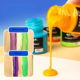 Pintura em Vidro Tinta Acrílica, Resistente ao Sol, Pigmento à Base de Água, Artigos de Arte, Pedra Cerâmica pintada à Mão, 20ml, 24 cores - Image 4