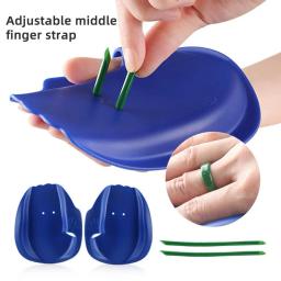 Paleta de mão flexível para natação, remo de mão ajustável para adultos e crianças, barbatanas de treinamento para homens, mulheres e crianças, melhoram - Image 3