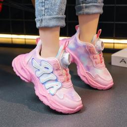Tênis respiráveis antiderrapantes para crianças, tênis casuais para meninos e meninas, calçados esportivos da moda para crianças, tendência de 3 a 15 anos - Image 4