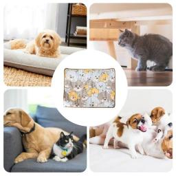 Almofadas potty antiderrapantes reutilizáveis para cachorro, tapetes de treinamento para cães, todos temperados para cama potty - Image 4