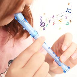 12 pçs gravador soprano para crianças instrumentos flautas brinquedos música 12 pçs gravadores musicais criança bebê - Image 2