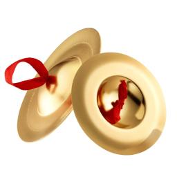 1 par de minipequenos pratos de mão de cobre para crianças, gongos, banda, instrumentos musicais rítmicos - Image 2