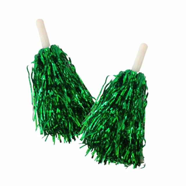 Par de PomPons Metalizados para Torcidas e Festas