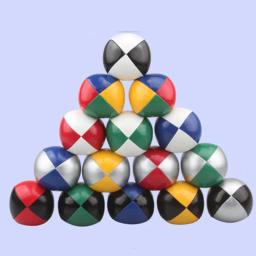 Bola de malabarismo profissional para crianças, terno Net Set, bola de acrobacia, brinquedo educativo, esportes divertidos, Soft Pu, 3pcs - Image 1