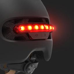 Xiaomi ciclismo capacete inteligente 4u luz led ao ar livre equitação da bicicleta de estrada scooter ultraleve à prova dwaterproof água com segurança boné capacete - Image 6